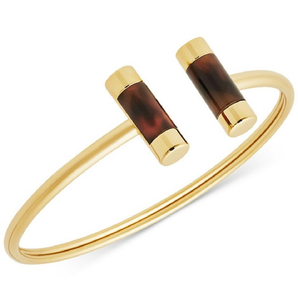 Michael Kors Gold Barrel Open Cuff MKJ5548710 - Picture 2 of 3